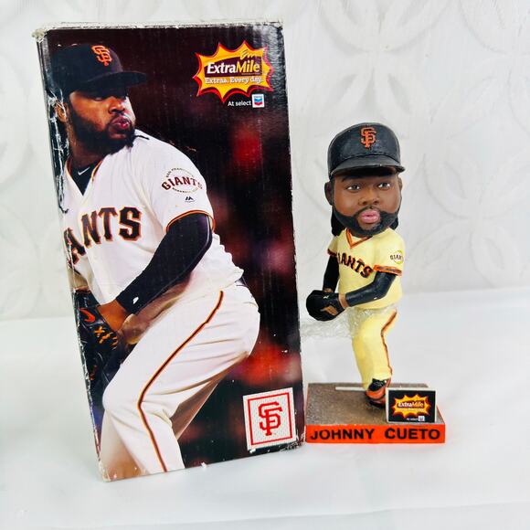 Johnny Cueto San Francisco Giants MLB 2017 SGA Bobblehead Shimmy Bobble - Picture 6 of 6